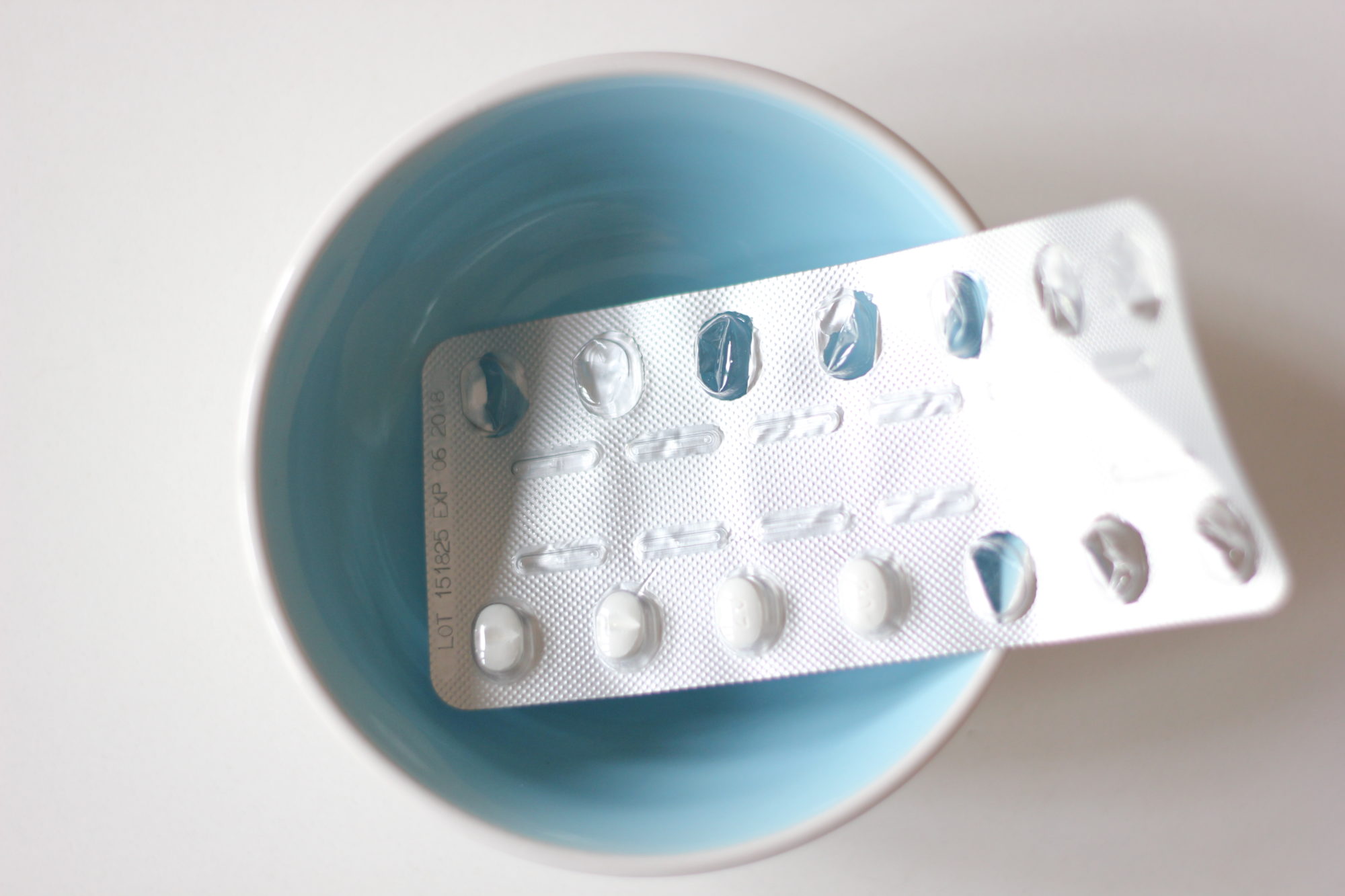 Pills in Bowl